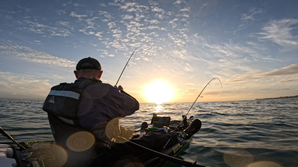 pictures of blanks in action softbait rods by K-Labs