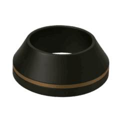 Winding Check Bronze Matte Black