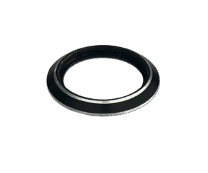 Black silver reel seat collar fits Fuji size 18 reel seats