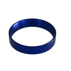 Deep Blue Decorative Trim Ring – Anodized Aluminum for Custom Rod Building