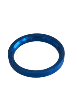 Cobalt Blue Decorative Trim Ring – Anodized Aluminum for Custom Rod Building