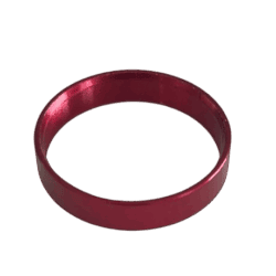 Red Decorative Trim Ring – Anodized Aluminum for Custom Rod Building