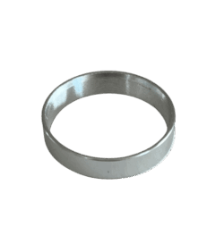 Silver Decorative Trim Ring – Anodized Aluminum for Custom Rod Building