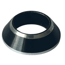 Black and silver aluminium winding check