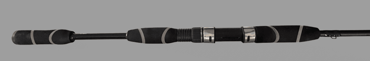 K-Labs custom softbait rod handle with split grip EVA design