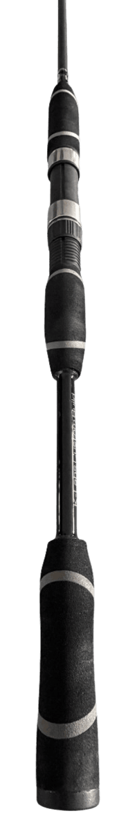 K-Labs custom softbait rod split grip handle and reel seat detail