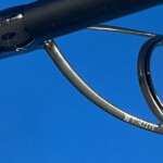 Fuji Torzite K-Series titanium guide on custom softbait rod build by K-Labs