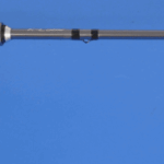 Full view of K-Labs custom softbait rod with EVA grips and minimalist black finish