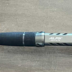 K-Labs custom-built mechanical jig rod with EVA grips and premium reel seat