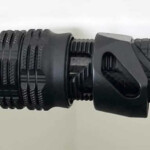 Close-up of K-Labs custom rod handle with Alps AiP reel seat and EVA grips