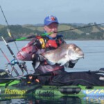 Custom green klabs softbait rod