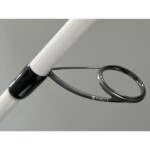 Fuji Titanium Torzite T2 guides have no peer. Fuji Torzite guide on premium custom fishing rod blank