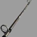 Progressive guide spacing on a custom fishing rod blank