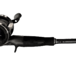 Custom baitcaster fishing rod with reel fitted and EVA grips by K-Labs NZ